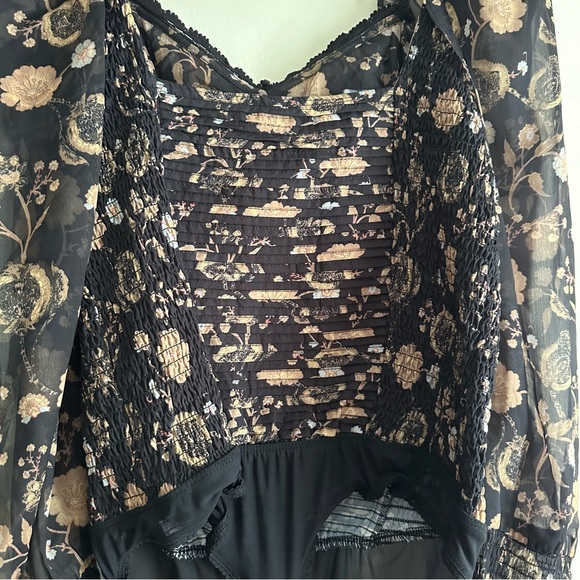 Free People • Brunch Date Bodysuit‎ in Black - Picture 8 of 10